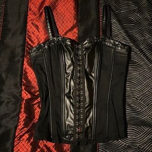 Tripp NYC leather corset